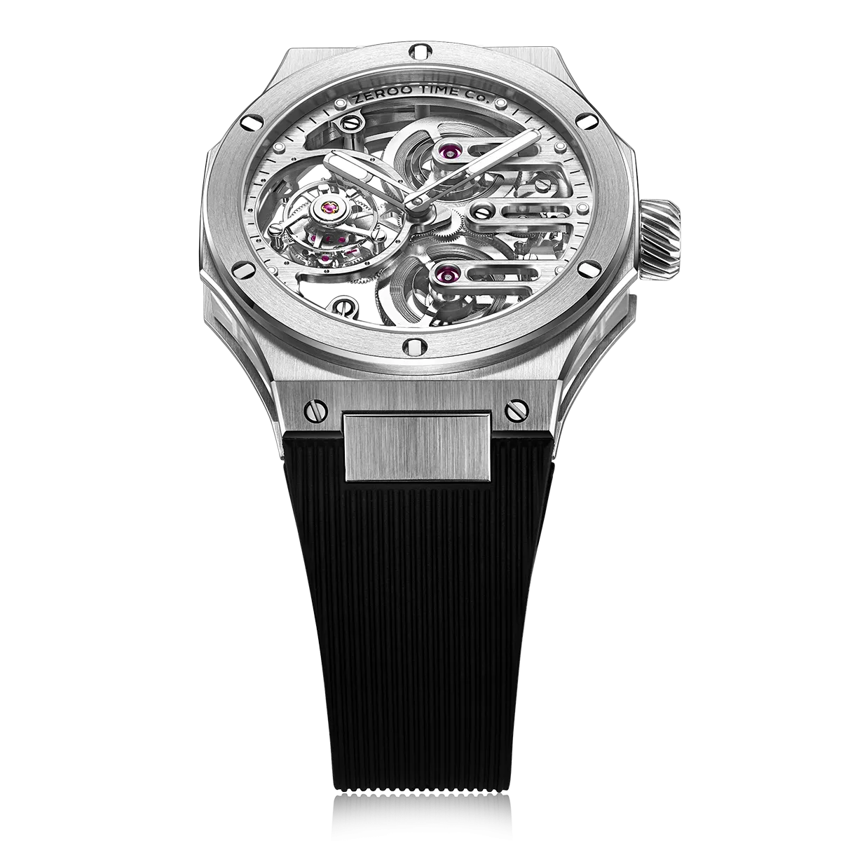 ZEROO T8 THE ORION FULL SKELETON TOURBILLONMANUAL TOURBILLON WATCH FOR GENTS - ZT008SWB