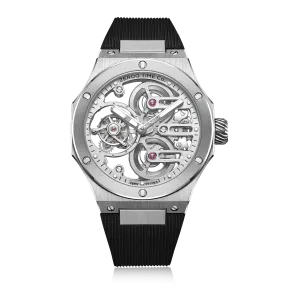 ZEROO T8 THE ORION FULL SKELETON TOURBILLONMANUAL TOURBILLON WATCH FOR GENTS - ZT008SWB